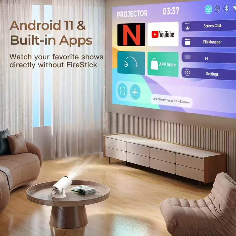 Cosylight draagbare mini projector.